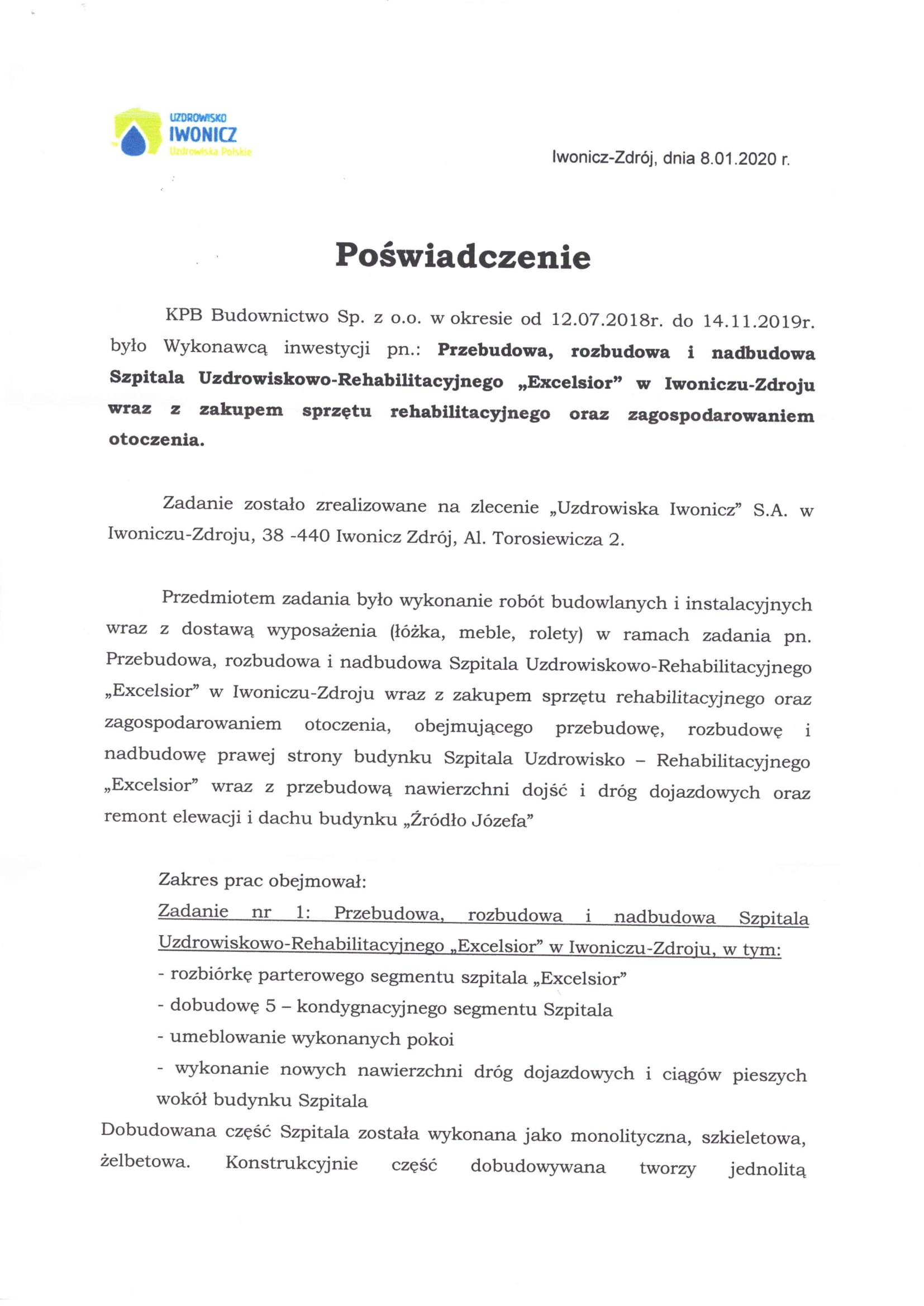 Iwonicz Zdrój - Excelsior 2019_przebudowa, rozbudowa, nadbudowa-1