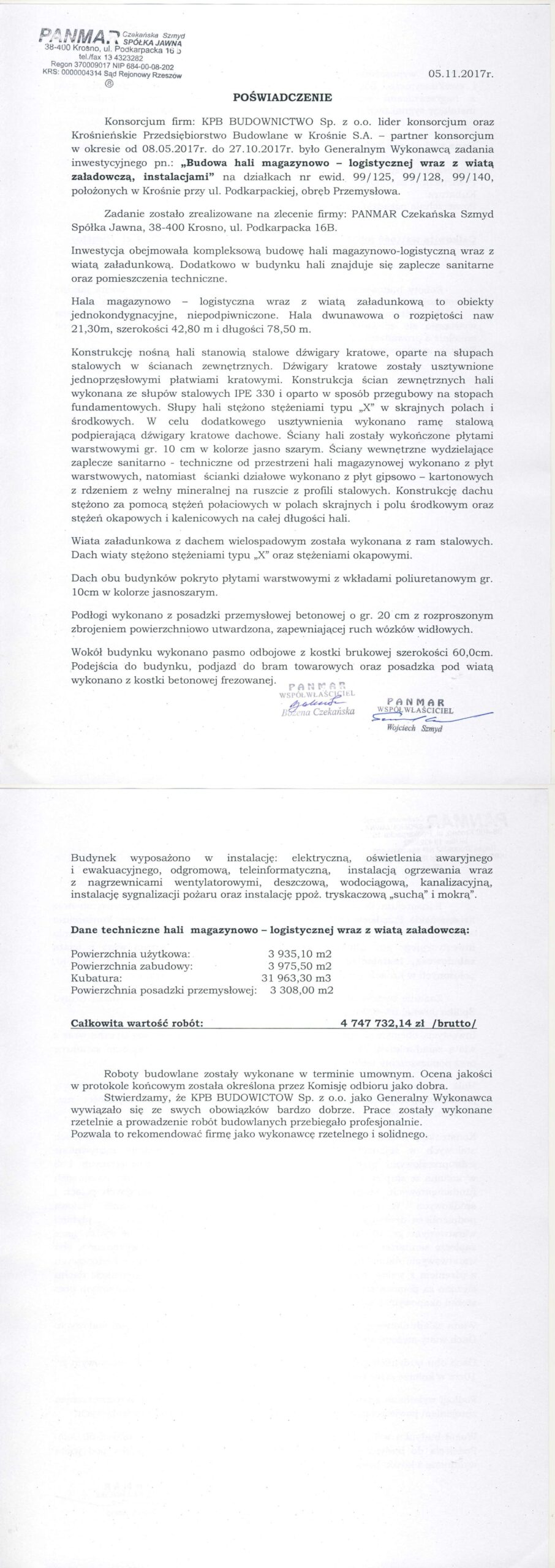 Krosno - Panmar H5-pionowe