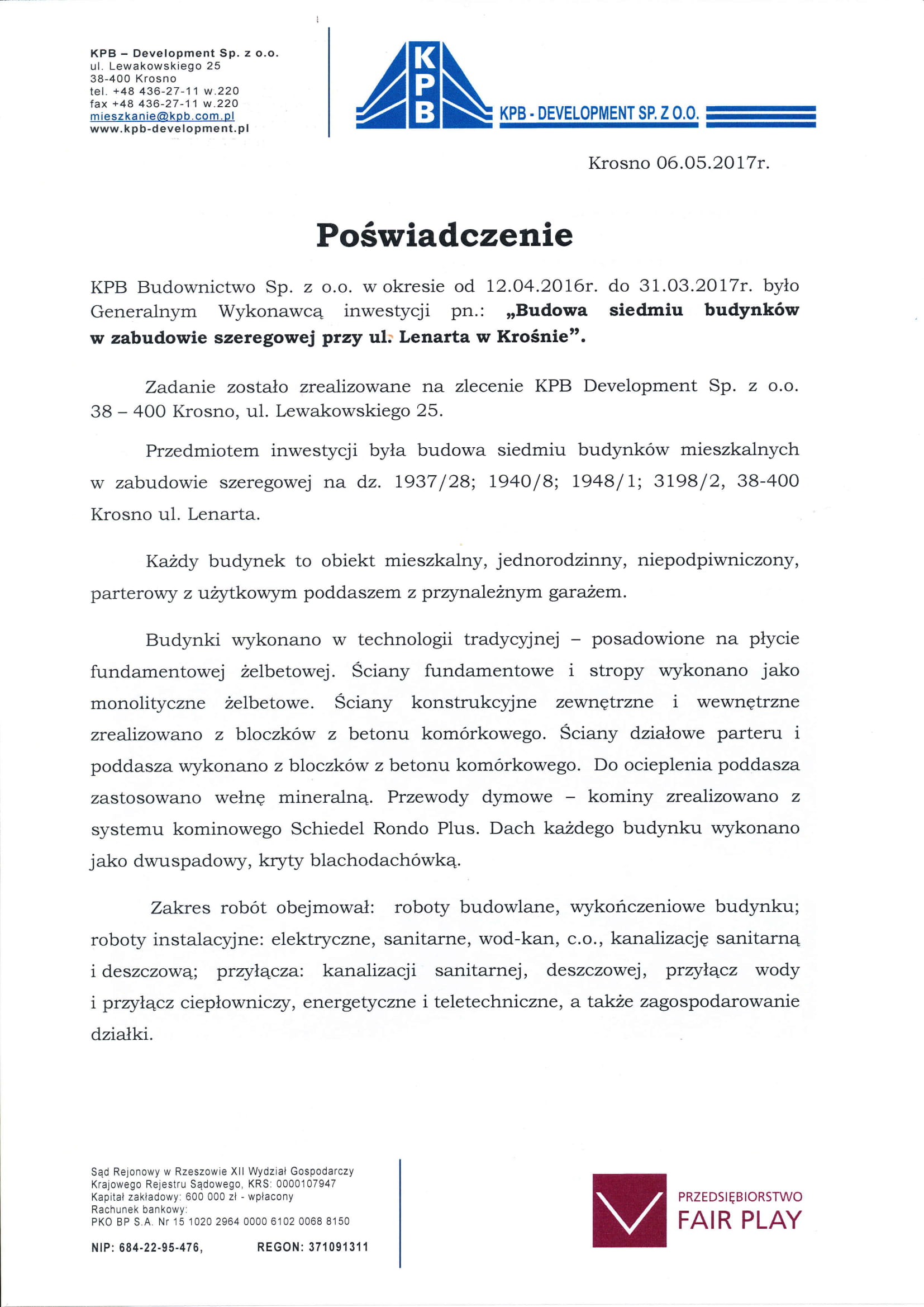 Poświadczenie - Lenarta-1