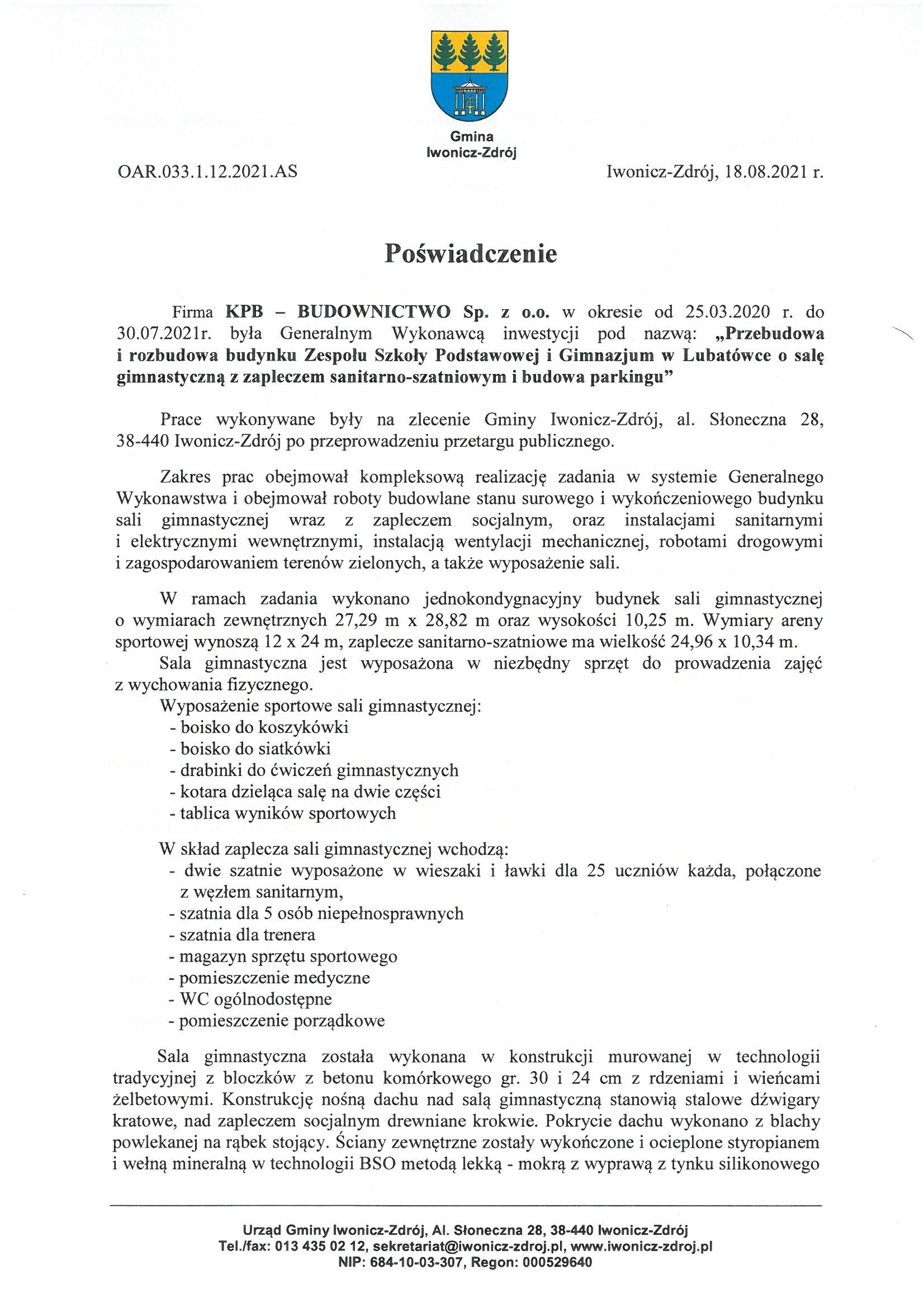 referencje - lubatówka - 1